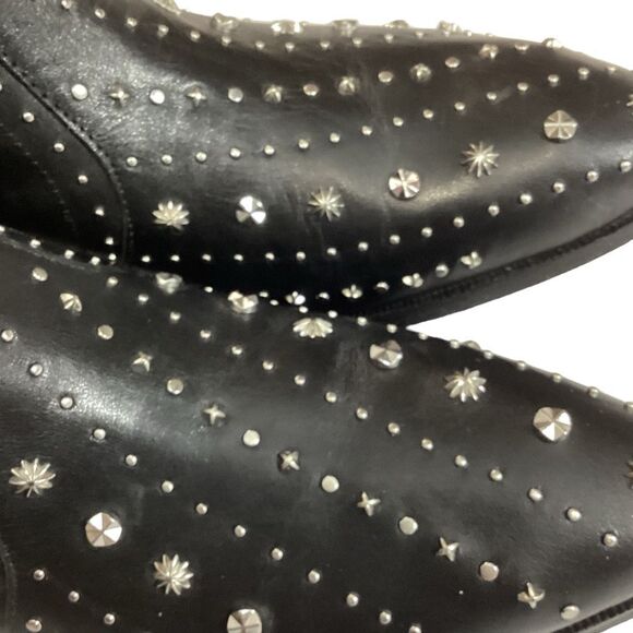 Y2K Sam Edelman Women's Brian Pointed-Toe Studded Ankle Booties - Picture 8 of 9
